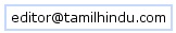 Tamilhindu.com editor's email ID